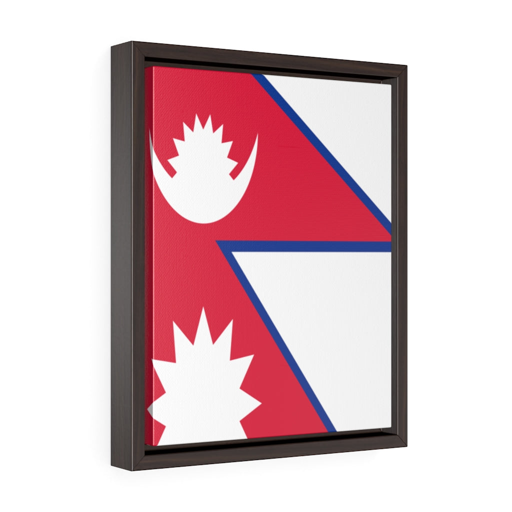 NEPAL Vertical Framed Premium Gallery Wrap Canvas