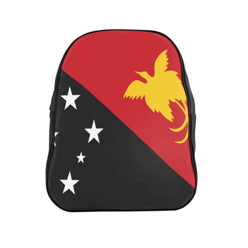 PAPUA GUINEA FLAG School Backpack