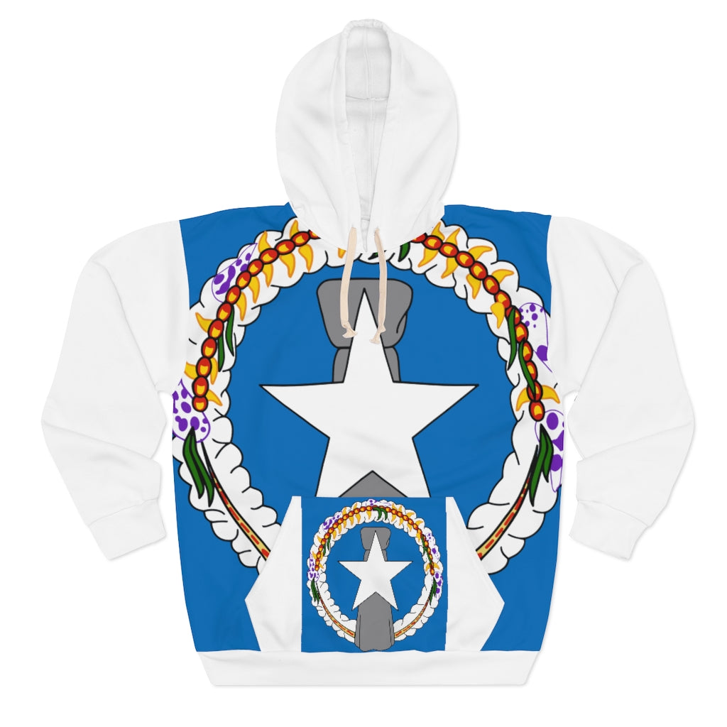 Northern Mariana Islands AOP Unisex Pullover Hoodie