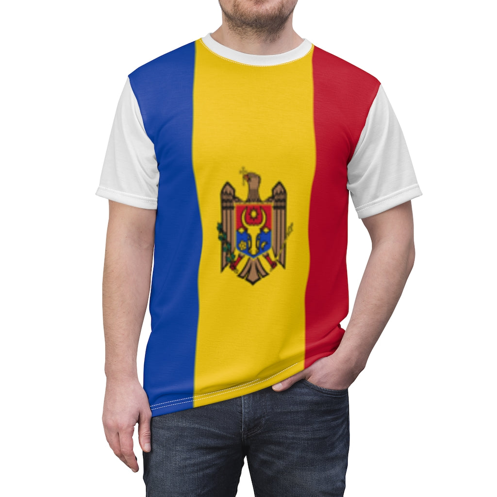 Moldova Unisex AOP Cut & Sew Tee