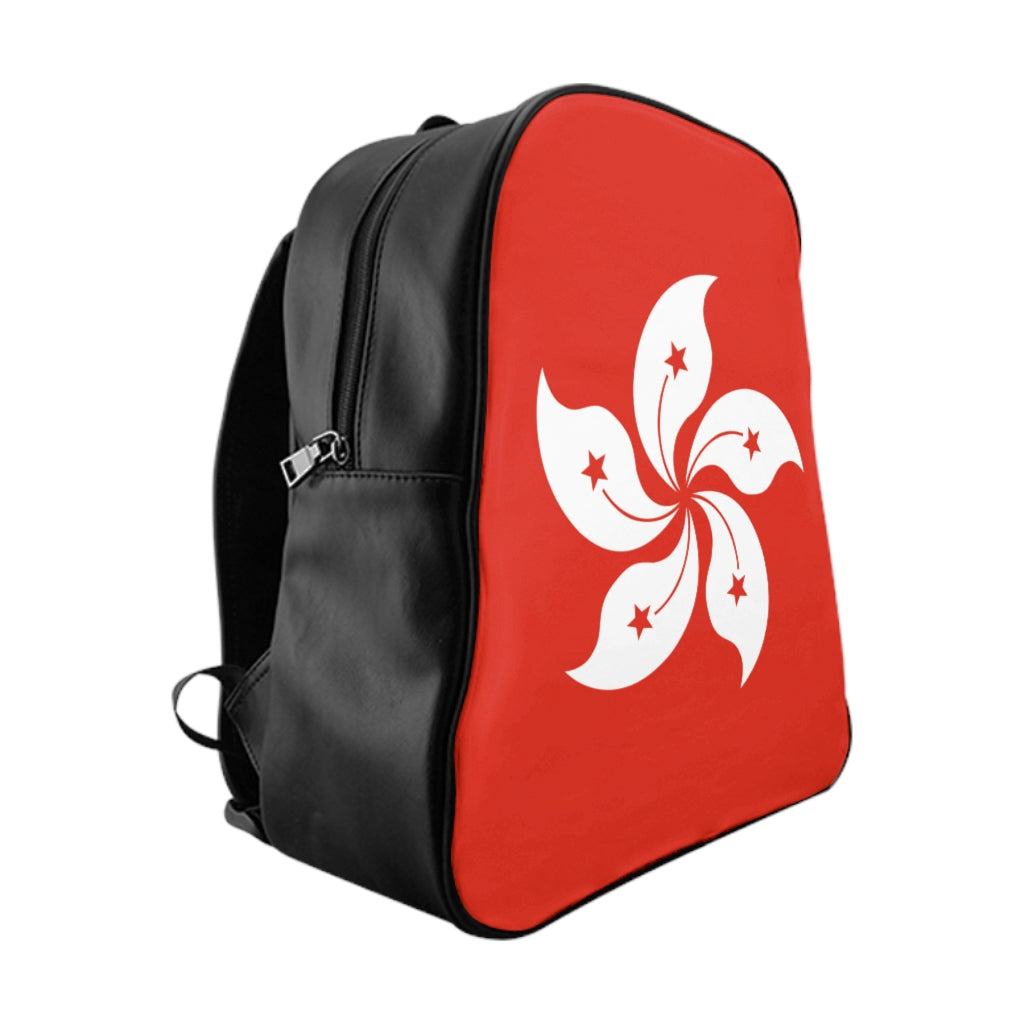 HONG KONG FLAG School Backpack