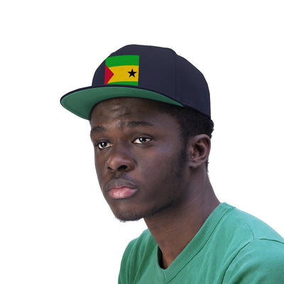 SAO TOME AND PRINCIPE Unisex Flat Bill Hat