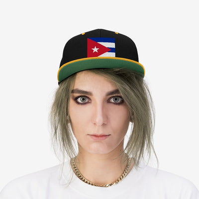 CUBA Unisex Flat Bill Hat