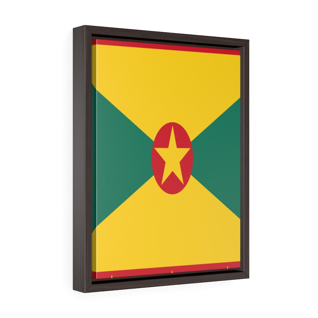 GRENADA Vertical Framed Premium Gallery Wrap Canvas