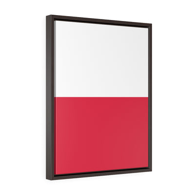 POLAND Vertical Framed Premium Gallery Wrap Canvas