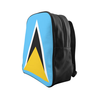 SAINT LUCIA FLAG School Backpack