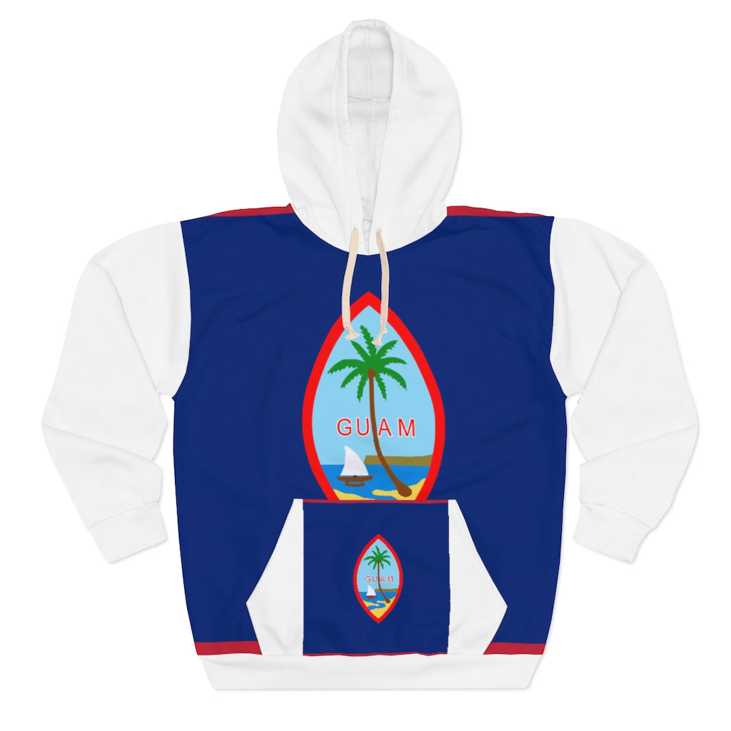 Guam AOP Unisex Pullover Hoodie