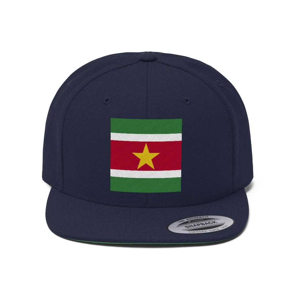 SURINAME Unisex Flat Bill Hat