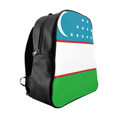 UZBEKISTAN FLAG School Backpack