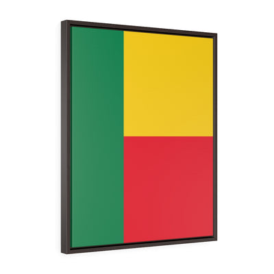 BENIN Vertical Framed Premium Gallery Wrap Canvas