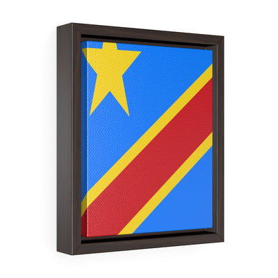 CONGO DEMOCRATIC Vertical Framed Premium Gallery Wrap Canvas