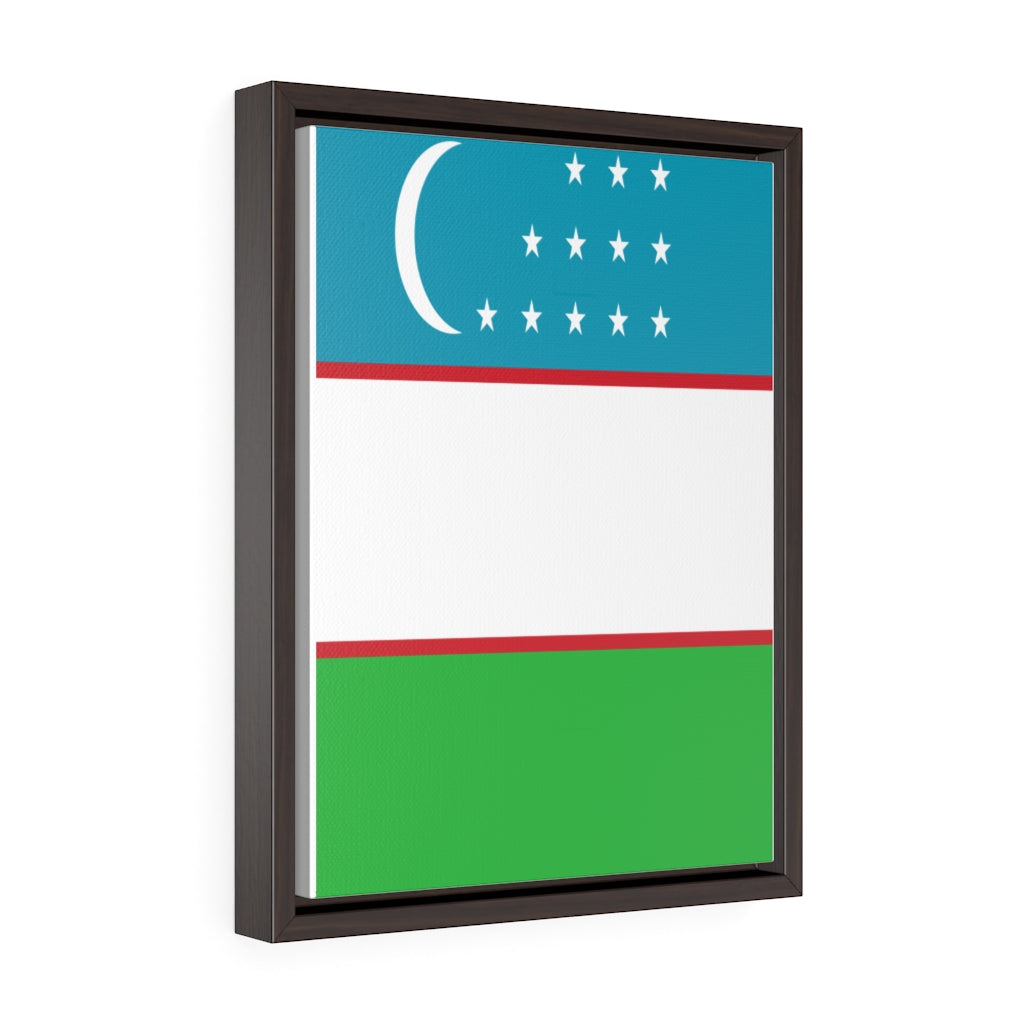 UZBEKISTAN Vertical Framed Premium Gallery Wrap Canvas