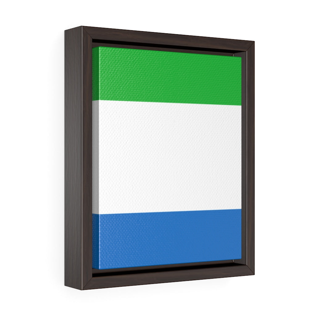 SIERRA LEONE Vertical Framed Premium Gallery Wrap Canvas