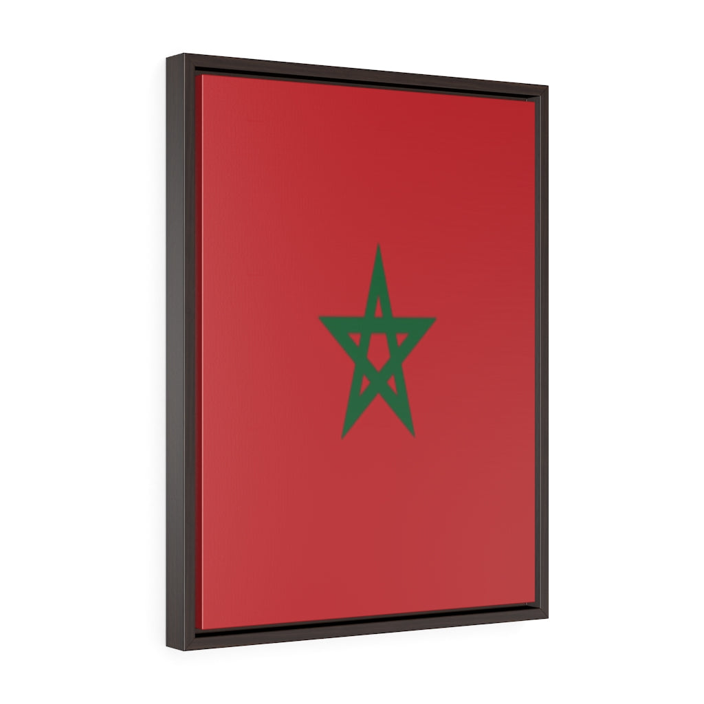 MOROCCO Vertical Framed Premium Gallery Wrap Canvas