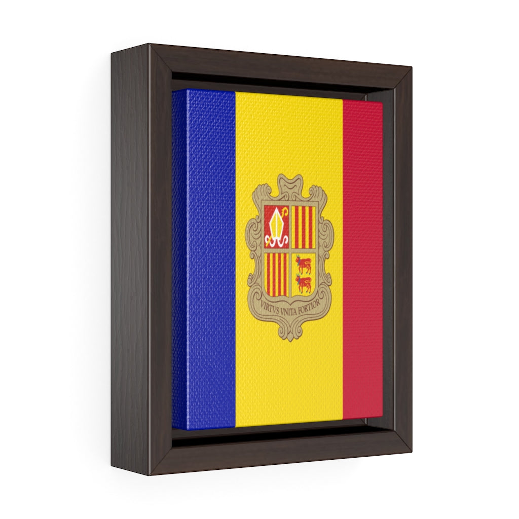 ANDORRA Vertical Framed Premium Gallery Wrap Canvas