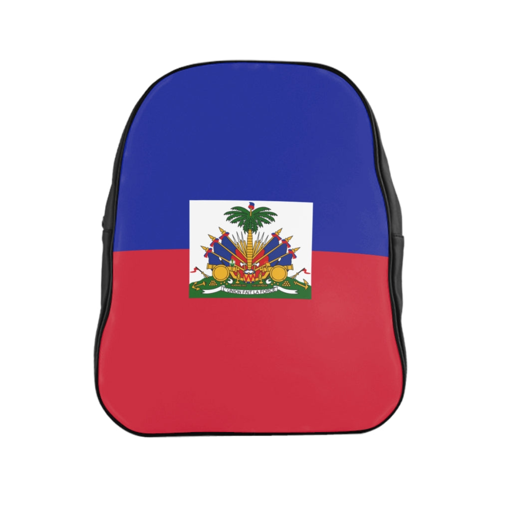 HAITI FLAG School Backpack