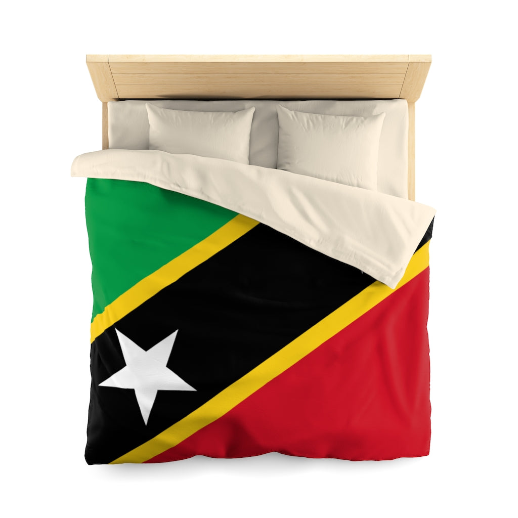 SAINT KITTS AND NEVIS Microfiber Duvet Cover