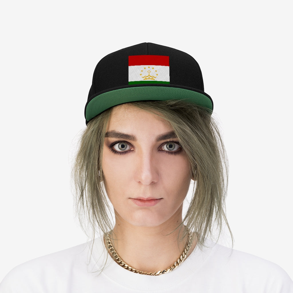 TAJIKISTAN Unisex Flat Bill Hat