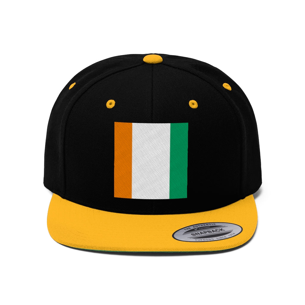 COTE D'IVOIRE Unisex Flat Bill Hat