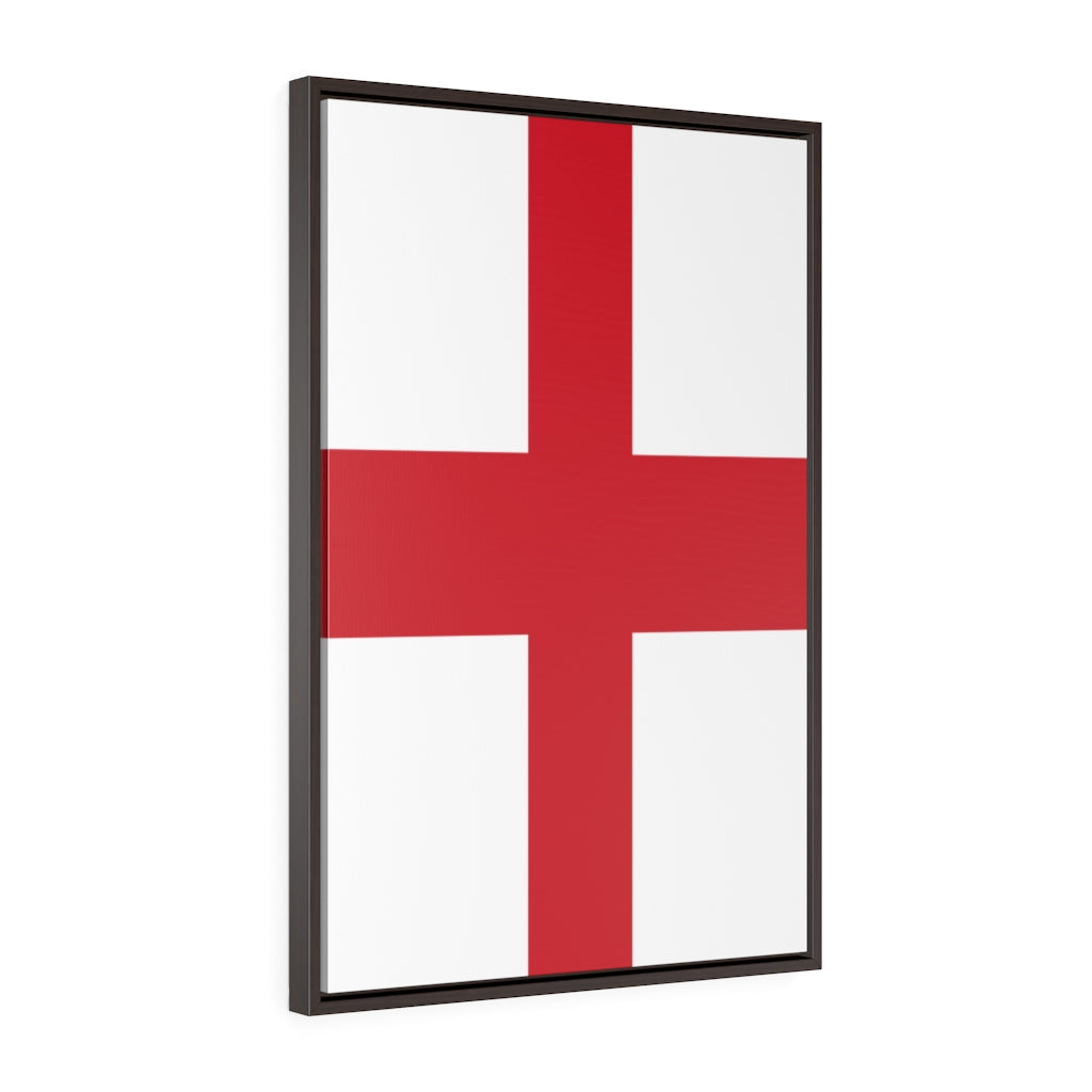 England Vertical Framed Premium Gallery Wrap Canvas