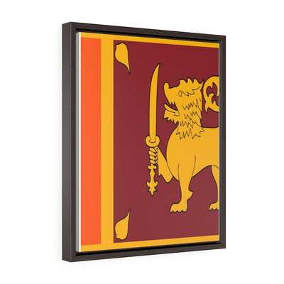 SRI LANKA Vertical Framed Premium Gallery Wrap Canvas