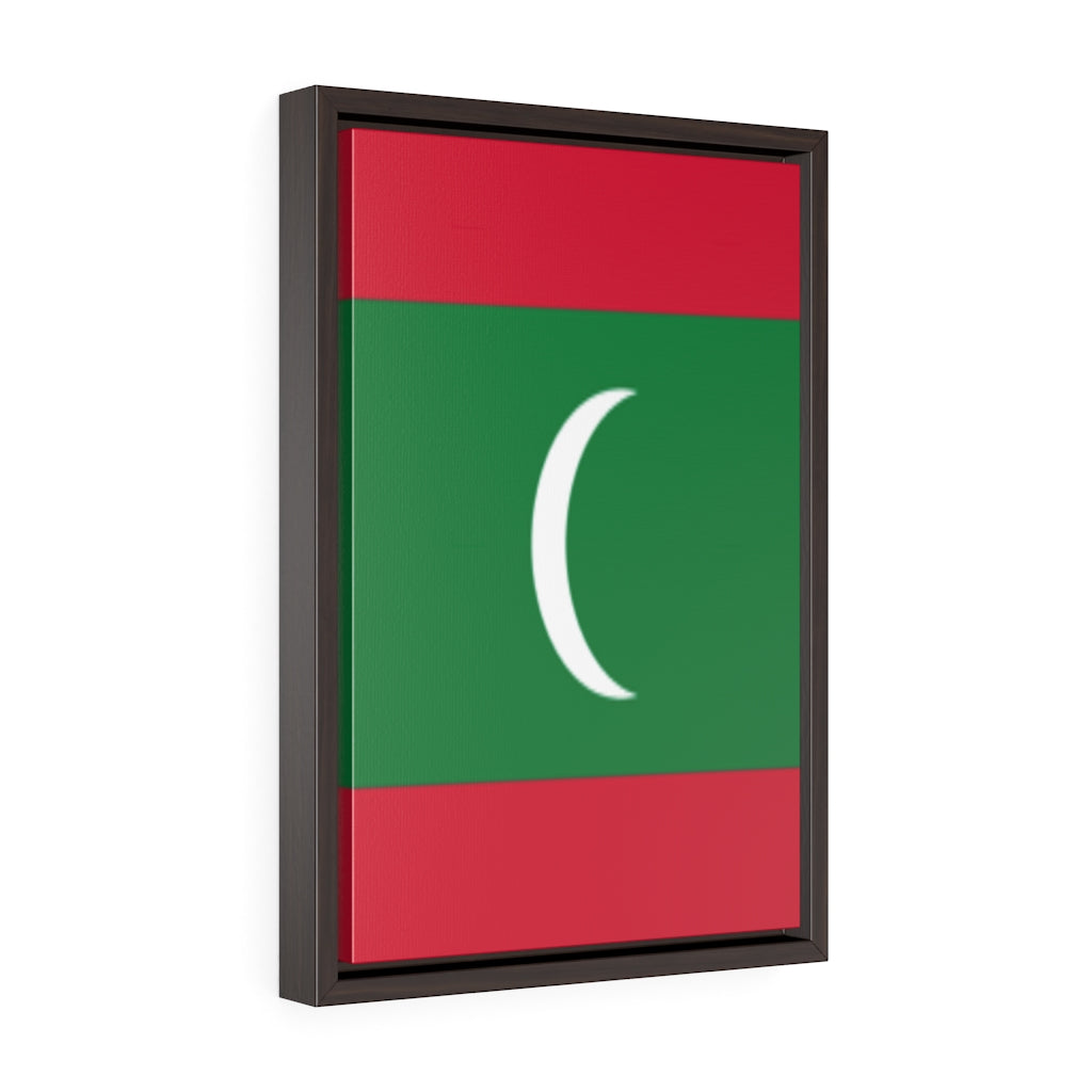 MALDIVES Vertical Framed Premium Gallery Wrap Canvas