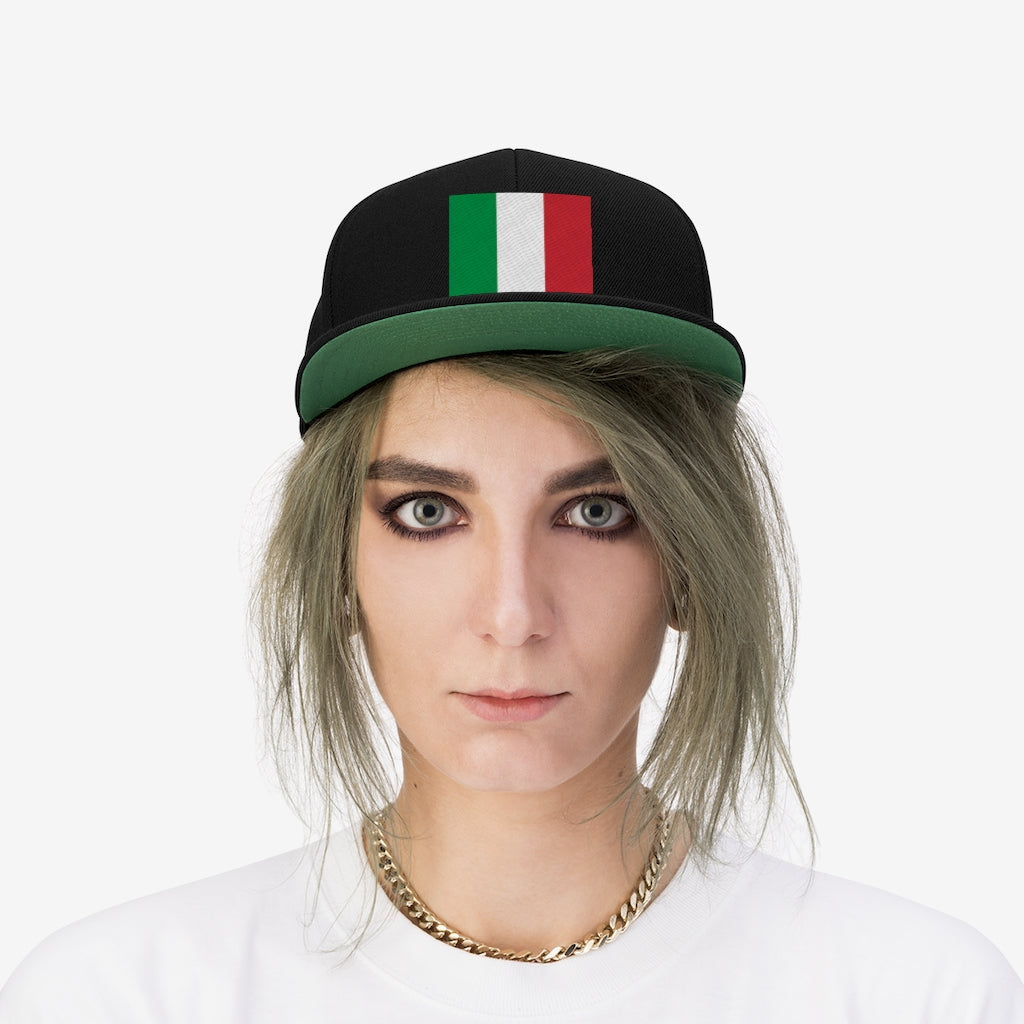 ITALY Unisex Flat Bill Hat