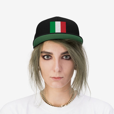 ITALY Unisex Flat Bill Hat