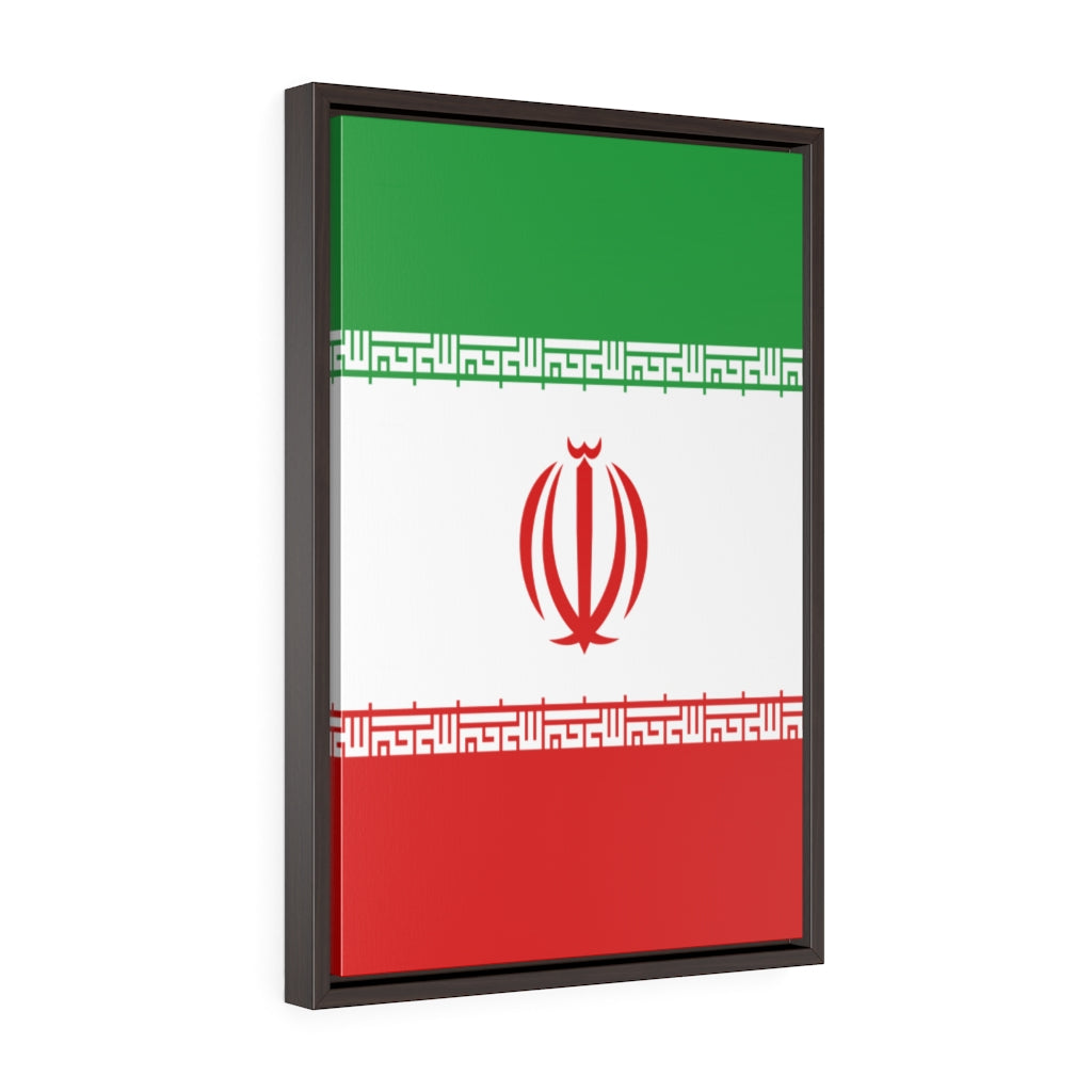 IRAN Vertical Framed Premium Gallery Wrap Canvas