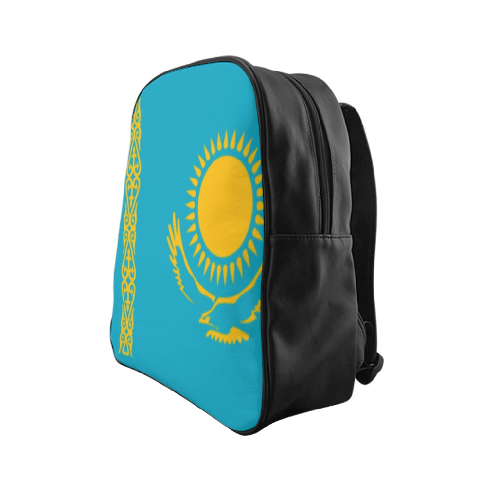 KAZAKHSTAN FLAG School Backpack