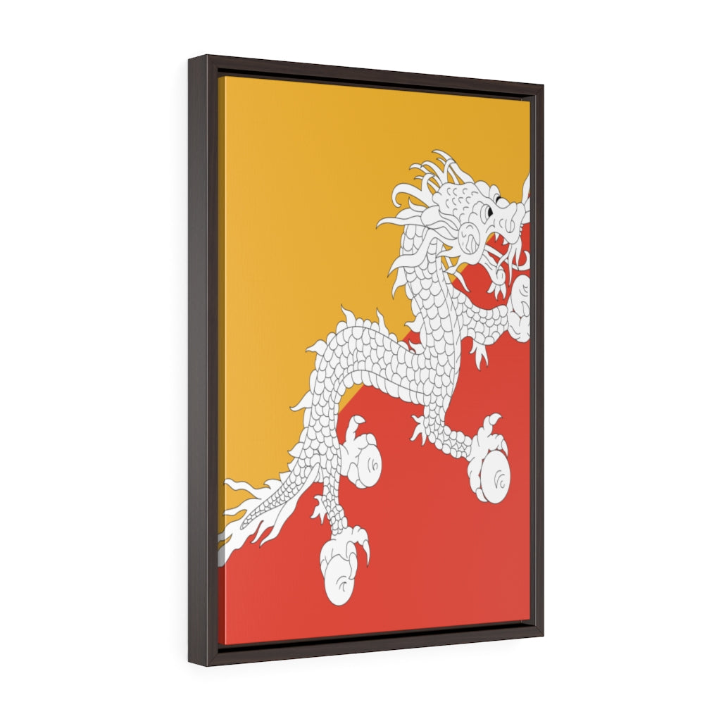 BHUTAN Vertical Framed Premium Gallery Wrap Canvas