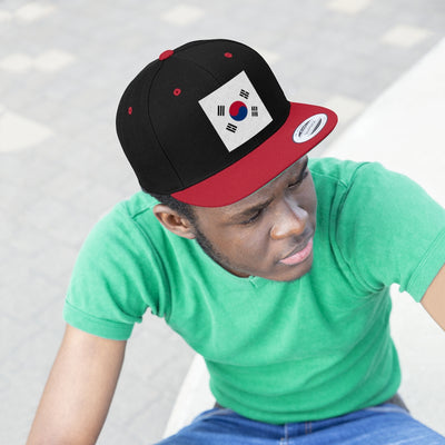 SOUTH KOREA Unisex Flat Bill Hat