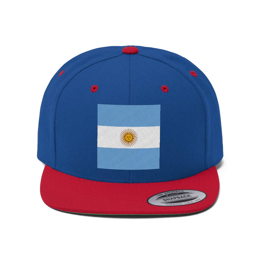 ARGENTINA Unisex Flat Bill Hat