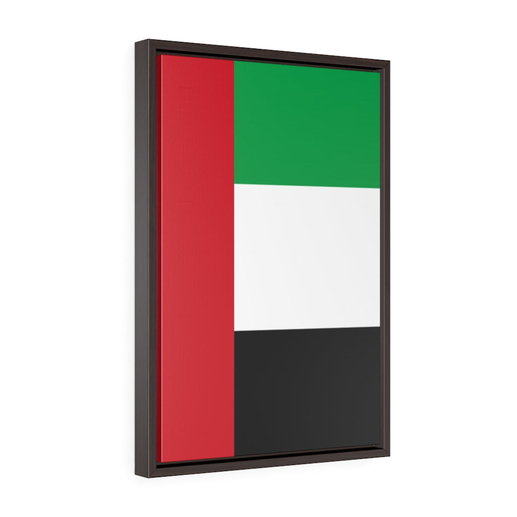 UNITED ARAB EMIRATES Vertical Framed Premium Gallery Wrap Canvas