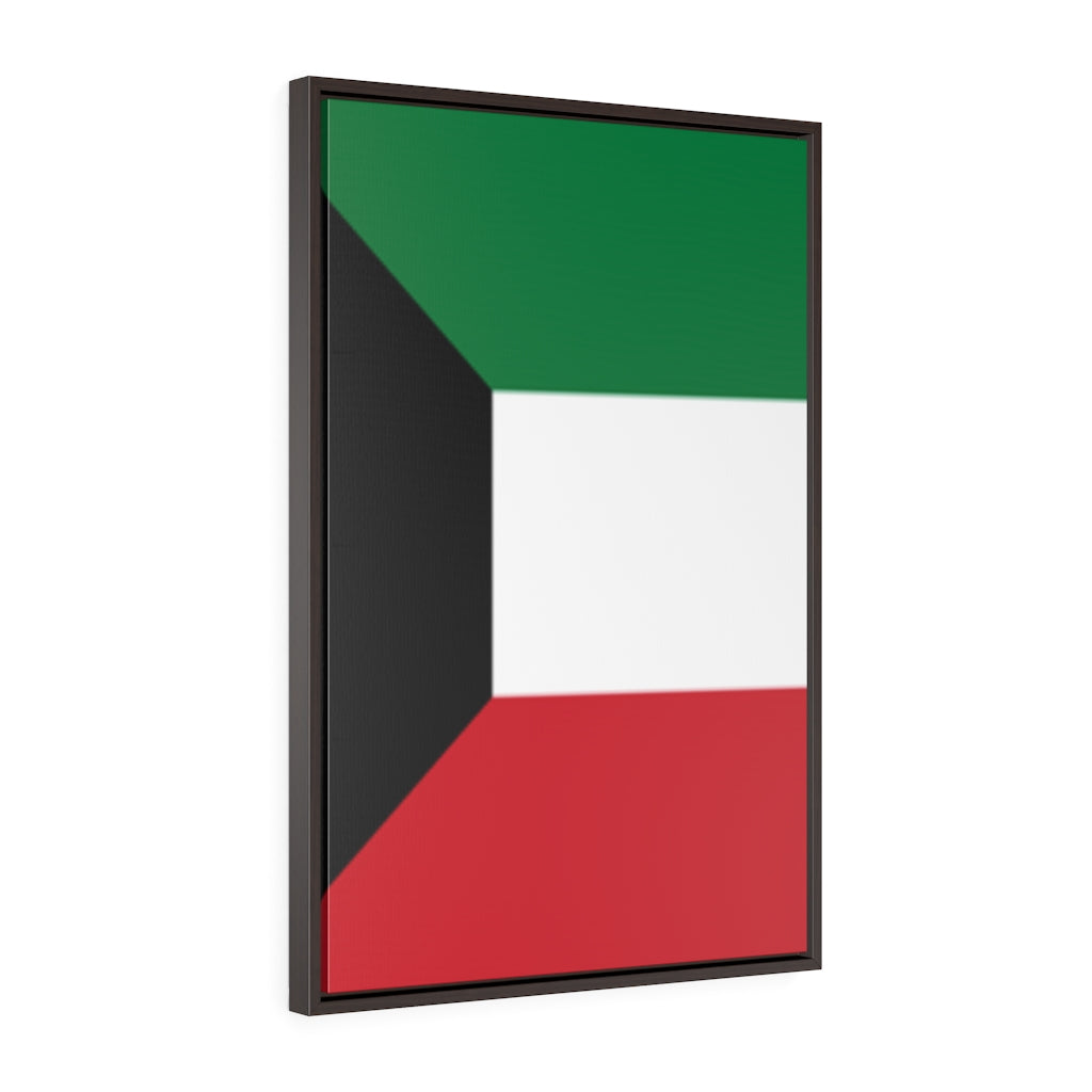 KUWAIT Vertical Framed Premium Gallery Wrap Canvas