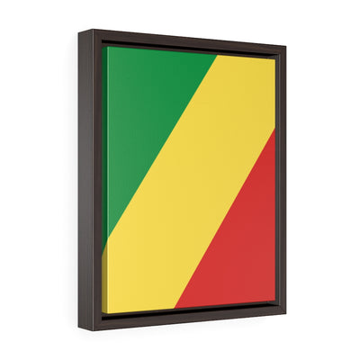 CONGO REPUBLIC Vertical Framed Premium Gallery Wrap Canvas