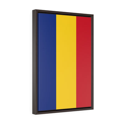 ROMANIA Vertical Framed Premium Gallery Wrap Canvas