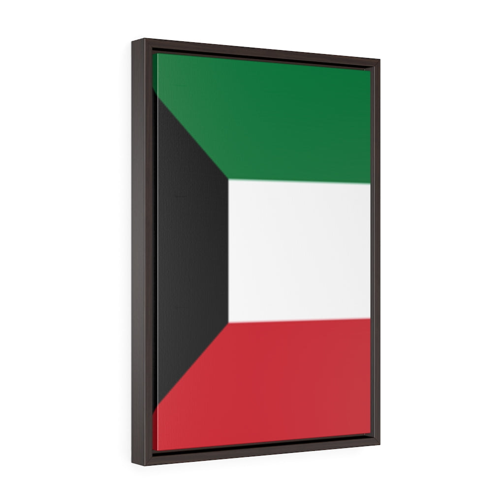 KUWAIT Vertical Framed Premium Gallery Wrap Canvas