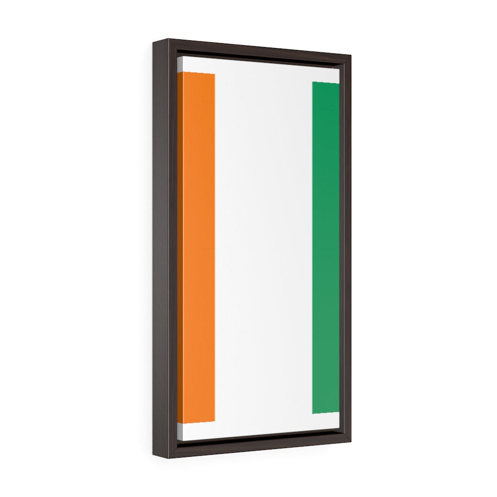 COTE D'IVOIRE Vertical Framed Premium Gallery Wrap Canvas