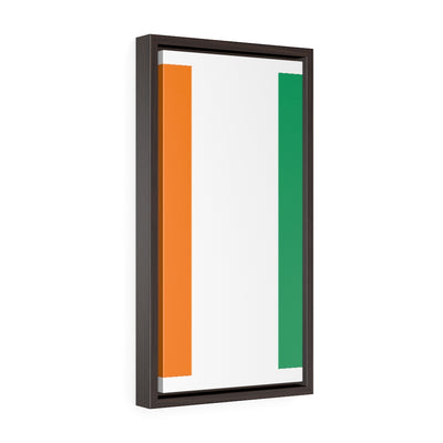 COTE D'IVOIRE Vertical Framed Premium Gallery Wrap Canvas