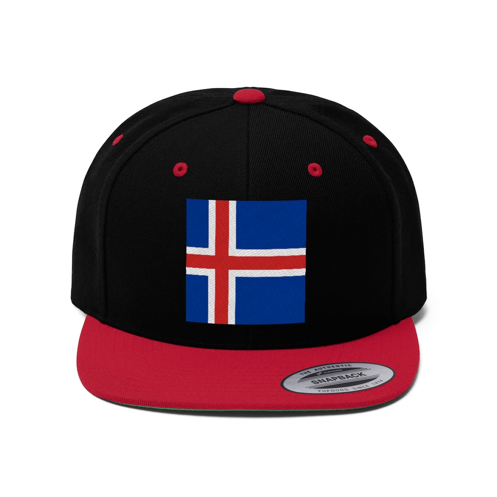 ICELAND Unisex Flat Bill Hat