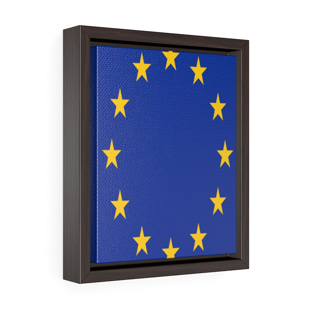 EUROPE Vertical Framed Premium Gallery Wrap Canvas