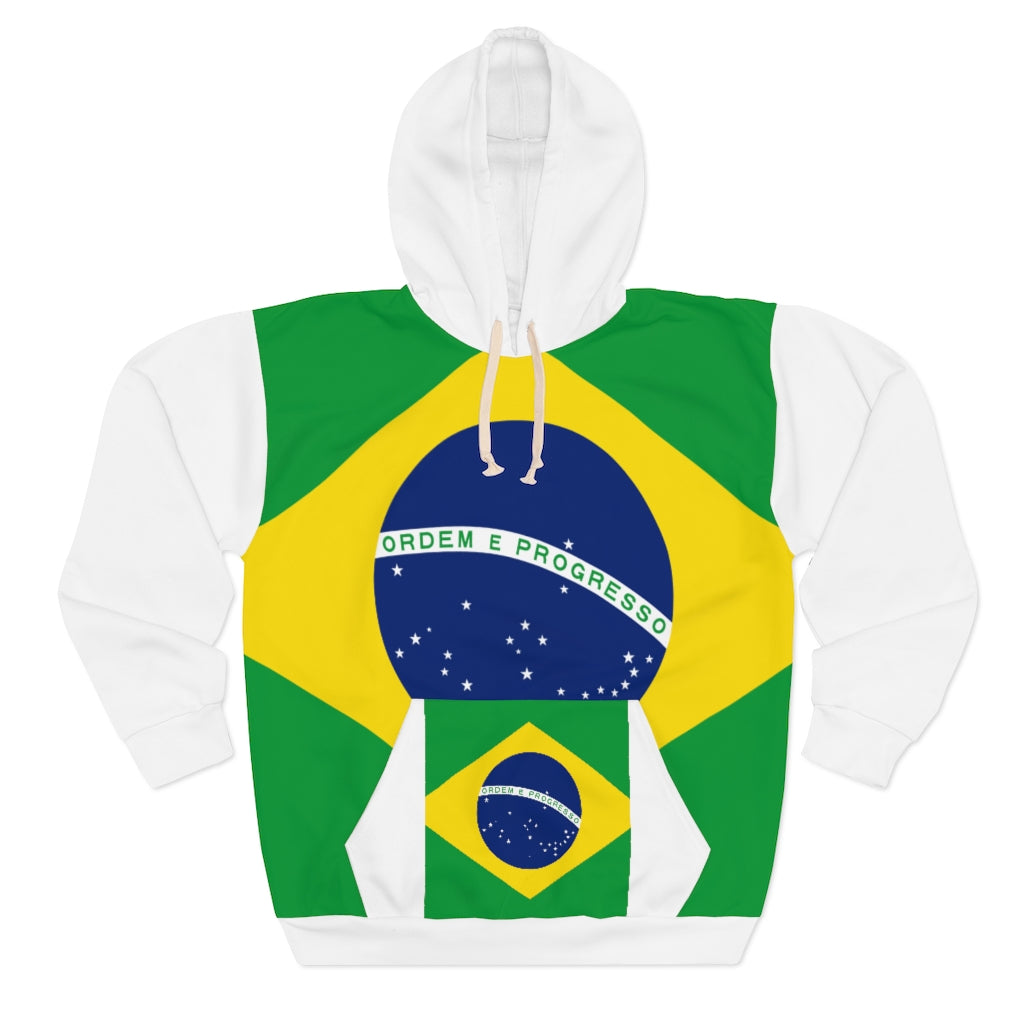 BRAZIL AOP Unisex Pullover Hoodie