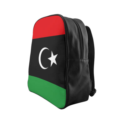 LIBYA FLAG School Backpack