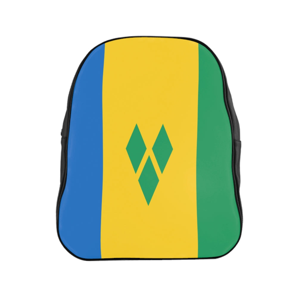 SAINT VINCENT AND THE GRENADINES FLAG School Backpack