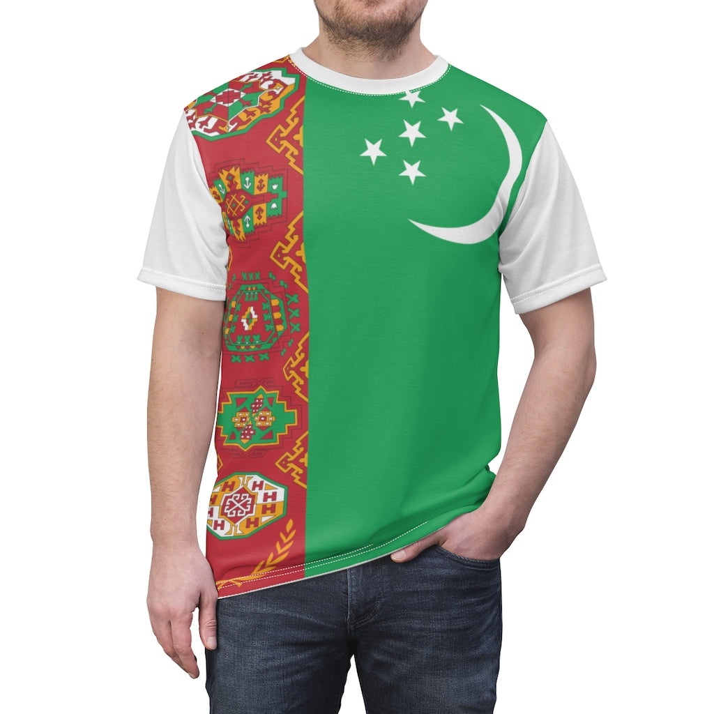 TURKMENISTAN Unisex AOP Cut & Sew Tee