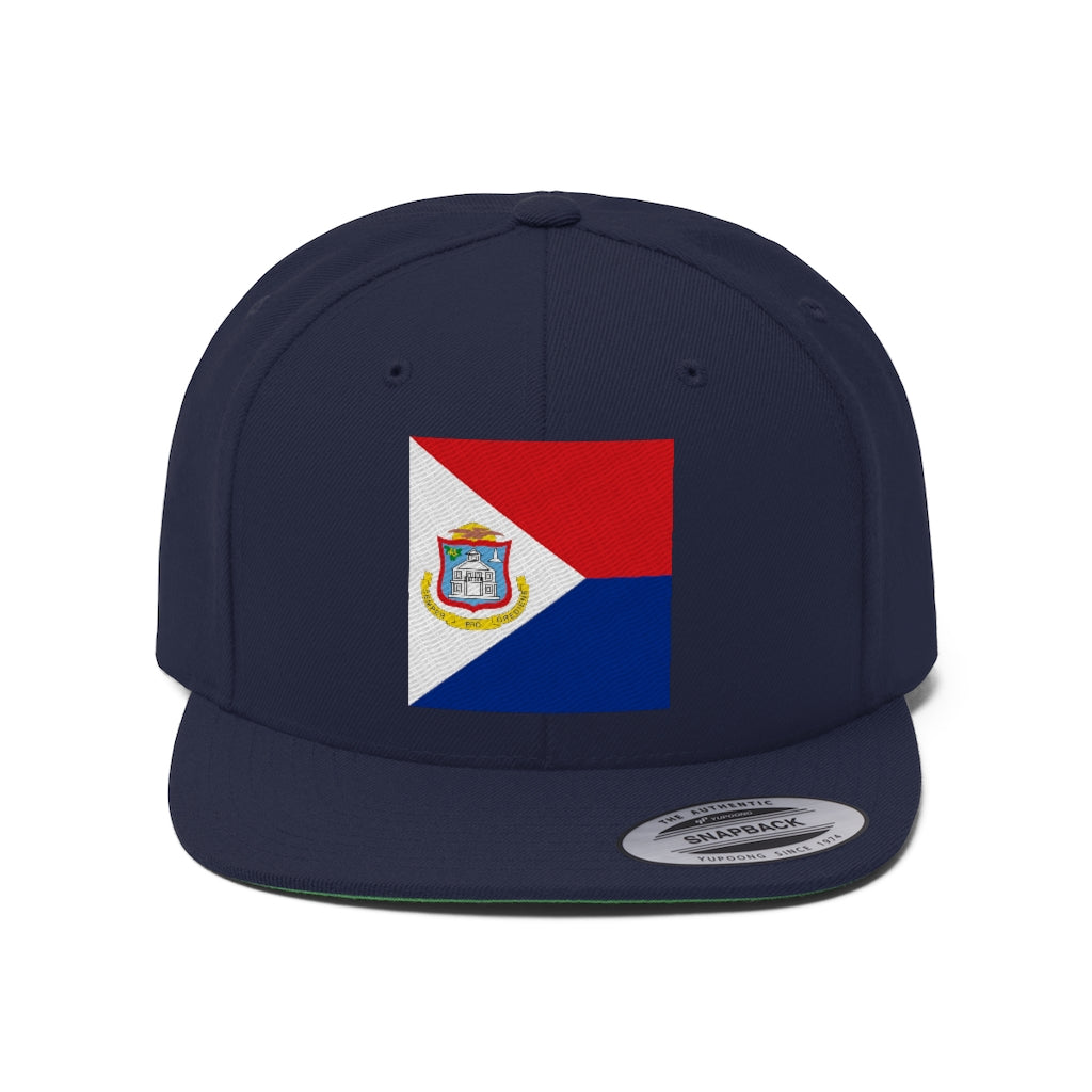 ST. MARTIN Unisex Flat Bill Hat