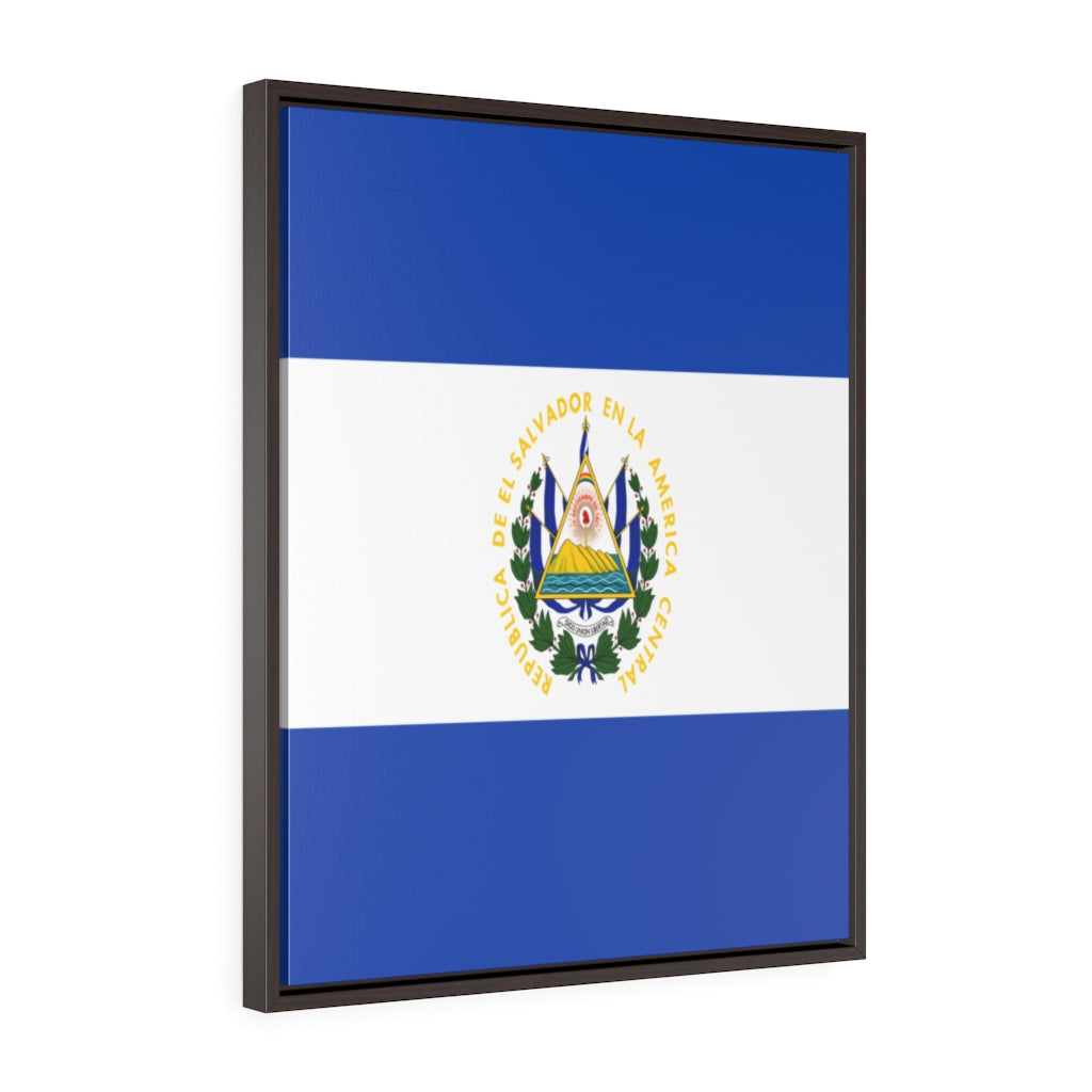 EL SALVADOR Vertical Framed Premium Gallery Wrap Canvas