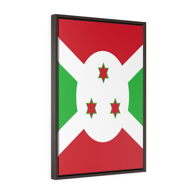 BURUNDI Vertical Framed Premium Gallery Wrap Canvas