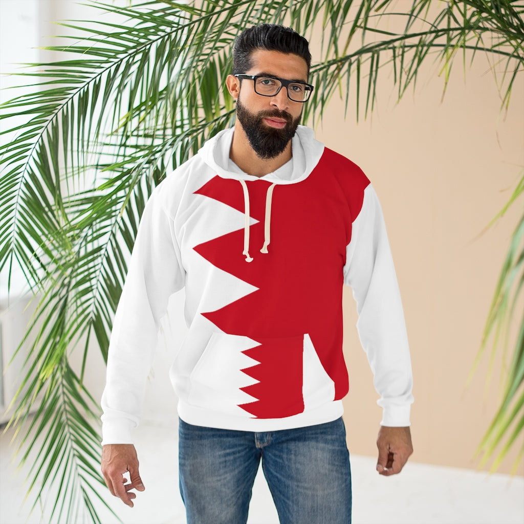 Bahrain AOP Unisex Pullover Hoodie